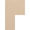 Ekena Millwork 5"W x 10"D x 15"H Classic Chapel Hill Rough Cedar Woodgrain TimberThane Corbel, Primed Tan CORUR05X10X15CHPRCPR - alternate 3